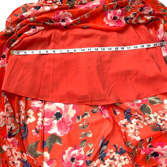 Eliza J Floral High-Low Floral Maxi Dress - Picture 7 of 10